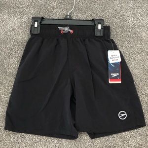 Speedo Boys black and red Swim Trunks size S